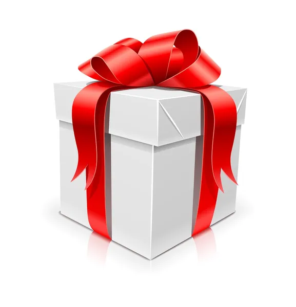 Κουτί δώρου με φιόγκο — Διανυσματικό Αρχείο
