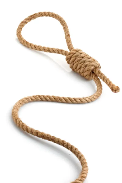 Loop hempen rope — Stock Photo, Image