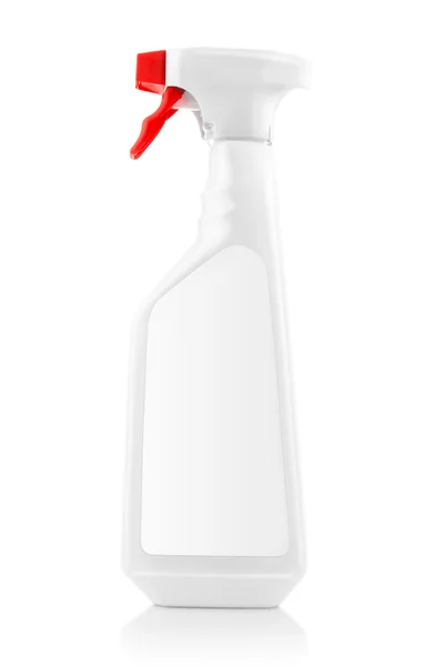 Plastikflasche mit Sprüher für Flüssigkeiten — Stockfoto