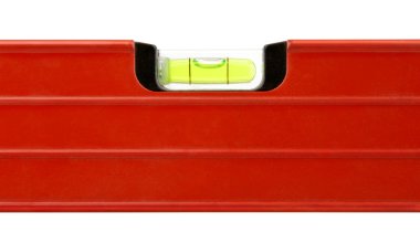 Level building red tool clipart