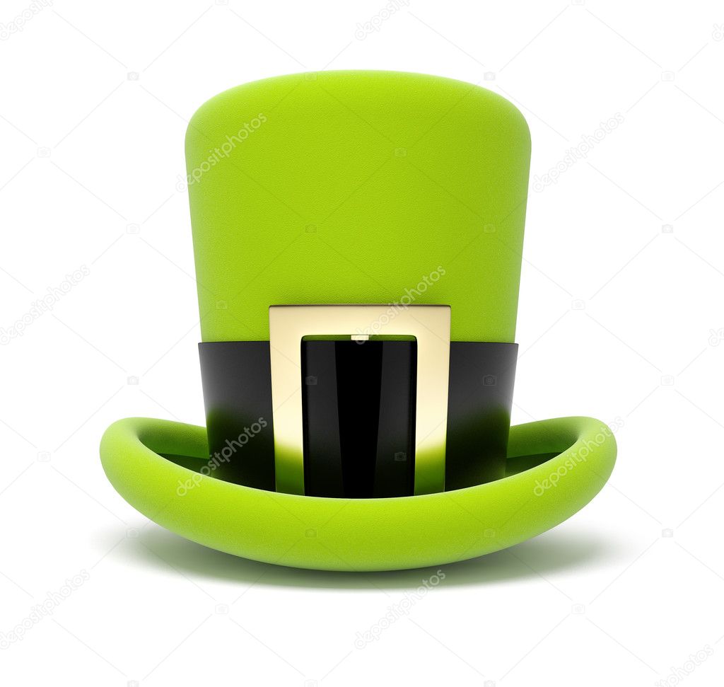 Saint patrick's green top hat
