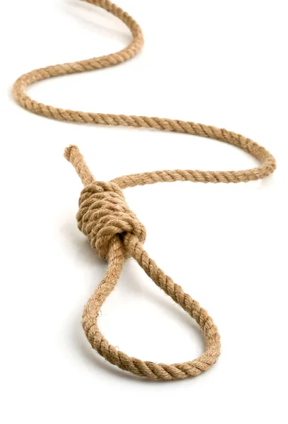 Loop hempen rope — Stock Photo, Image