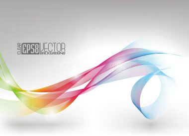 Vector dynamic winding design background clipart