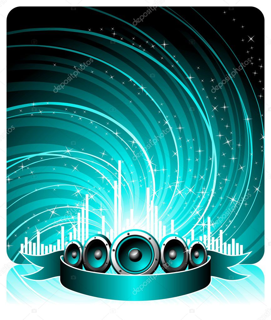 Vector illustration for a musical theme