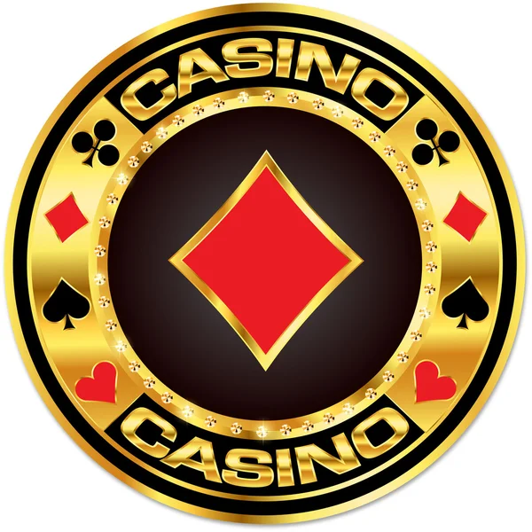 Żeton w kasynie — Wektor stockowy