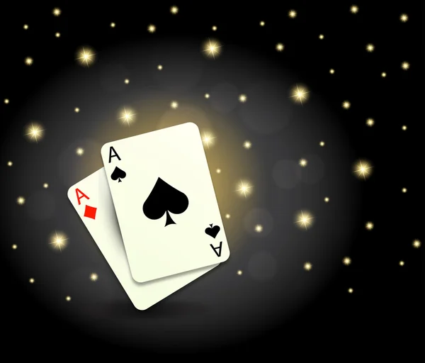Cartes de casino — Image vectorielle