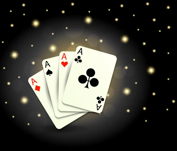 Κάρτες καζίνο — Διανυσματικό Αρχείο