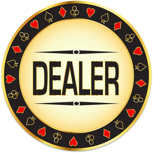 stock vector Casino. Dealer chips.