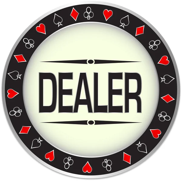 stock vector Casino. Dealer chips.