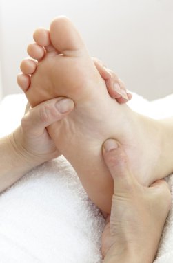 Foot massage clipart