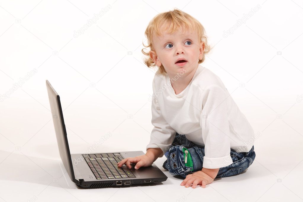 Boy with Laptop