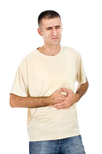 Naciśnięcie żołądka — Zdjęcie stockowe