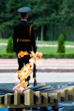 Eternal Flame in Chisinau, Moldova clipart