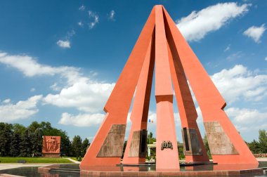 WW-II Memorial in Chisinau, Moldova clipart