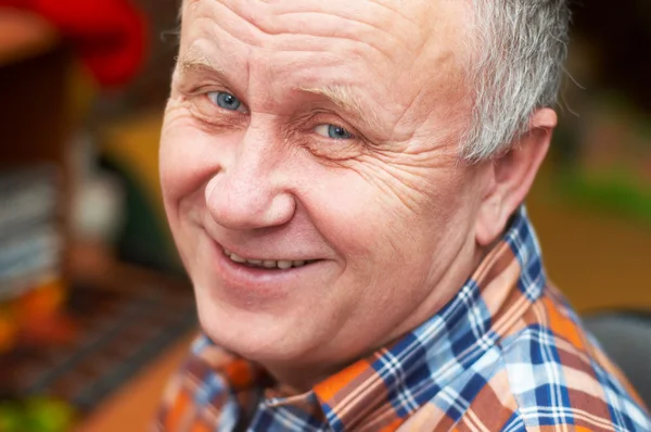 Stock image Senior man casual portrait.