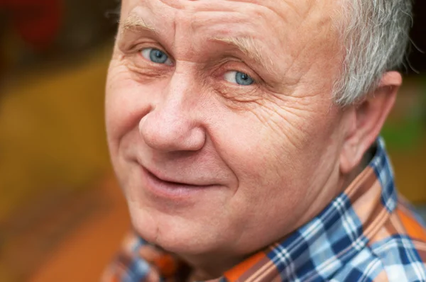 stock image Senior man casual portrait.