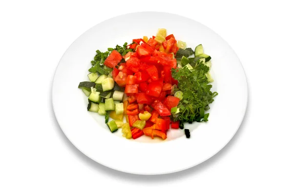 Taze sebze salatası. — Stok fotoğraf