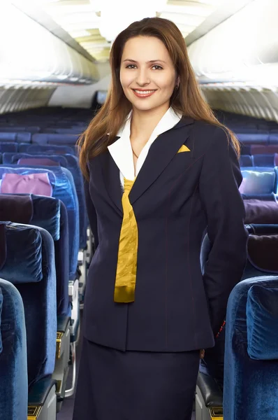 Air hostess — Stockfoto
