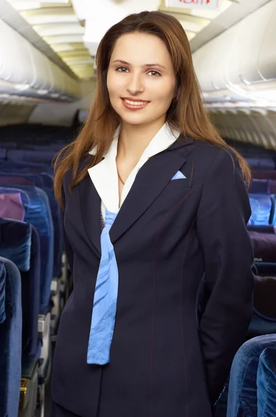 Air hostess — Stockfoto