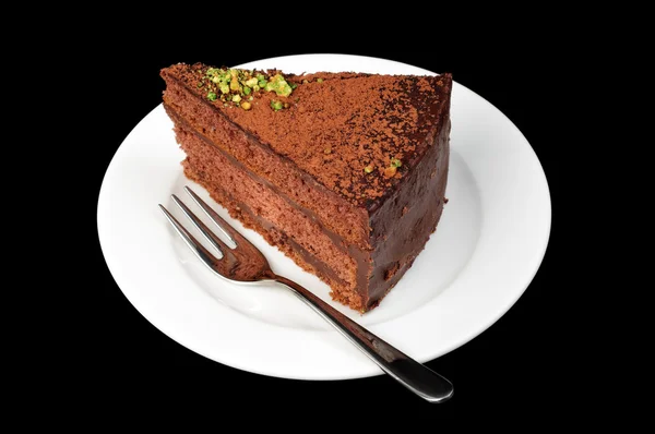 Choklad tårta — Stockfoto