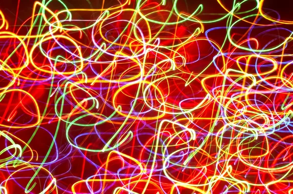 #1 renkli ışık hareket blurs — Stok fotoğraf