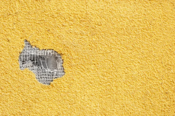 Stucco perforato giallo — Foto Stock