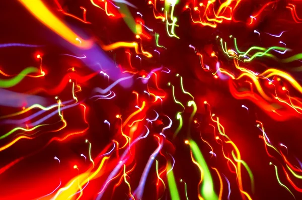 Borrões de movimento de luz coloridos # 1 — Fotografia de Stock