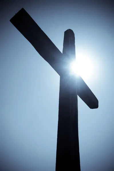 Cross silhouete — Stockfoto