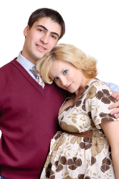 Happy couple, pregnant wife — Stock Photo, Image