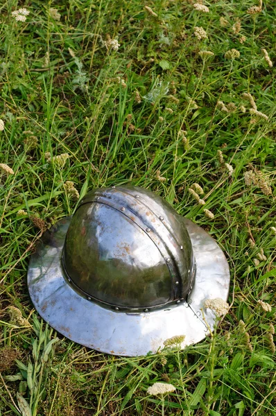 Helmet of teutonic infantry — Stock Photo, Image