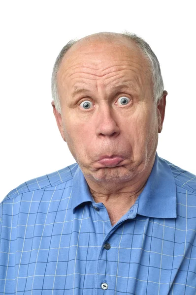 Funny senior man — Stock Photo, Image