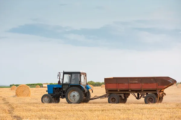Tractor at the field — Stock Photo, Image