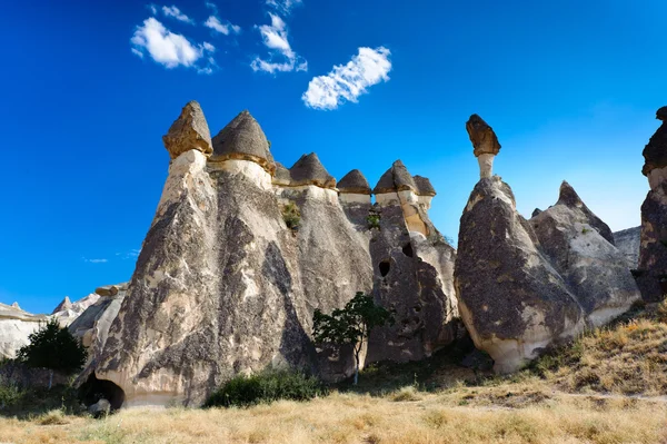 Bizzare rocks in Cappadocia, Turkey — Stock Photo, Image