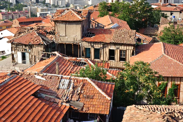 旧屋顶安卡拉 — 图库照片