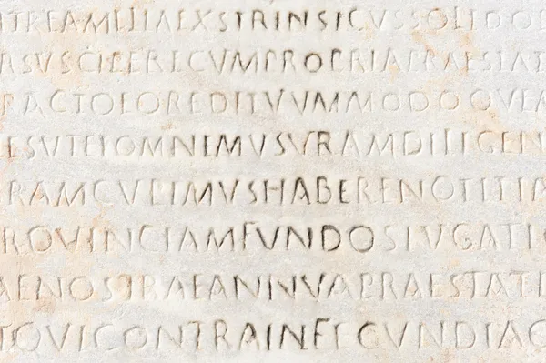Primer plano del texto latino antiguo — Foto de Stock