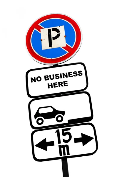 Road signs. isolated on white — Stock Image Road signs. isolated on white Stock Photo