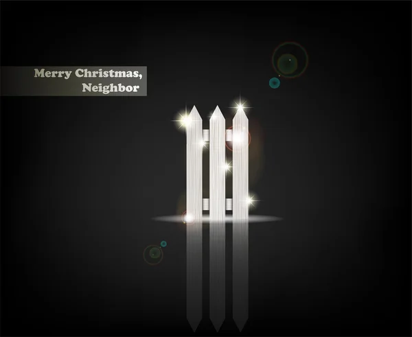 "Joyeux Noël, voisin ". — Image vectorielle