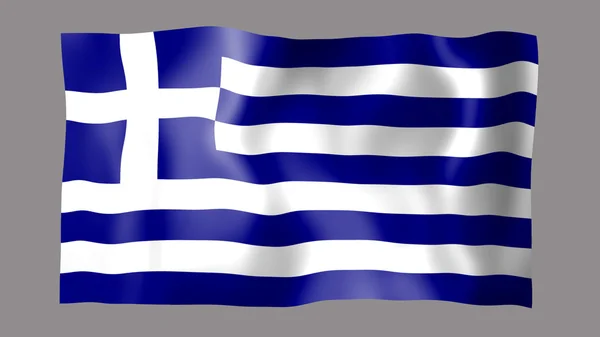 Flagge Griechenland — Stok fotoğraf