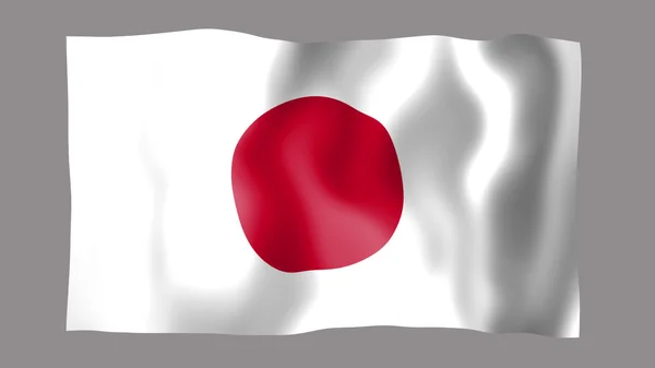 Flagge Jepang — Stok Foto