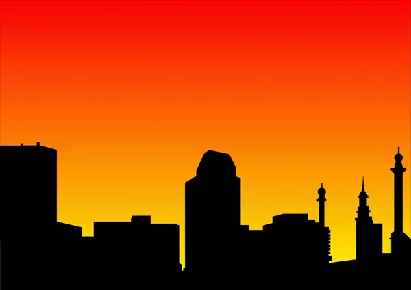 Ciudad Skyline — Foto de Stock