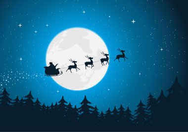 Santa's Sleigh clipart