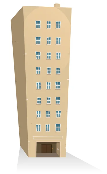 Appartamenti costruzione — Vettoriale Stock