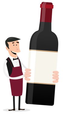 Fransız winemaker cartoon