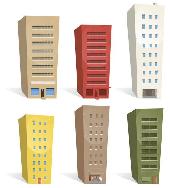 stock vector Buildings Set