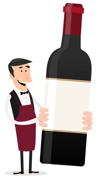 Cartoon French Winemaker — Stock Vector