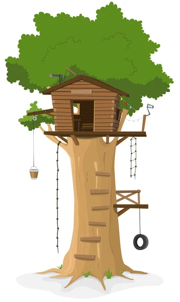 Tree House — Stock Vector