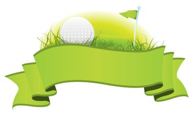 Golf Banner clipart