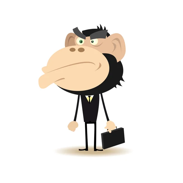 Gorilla Homme d'affaires — Image vectorielle