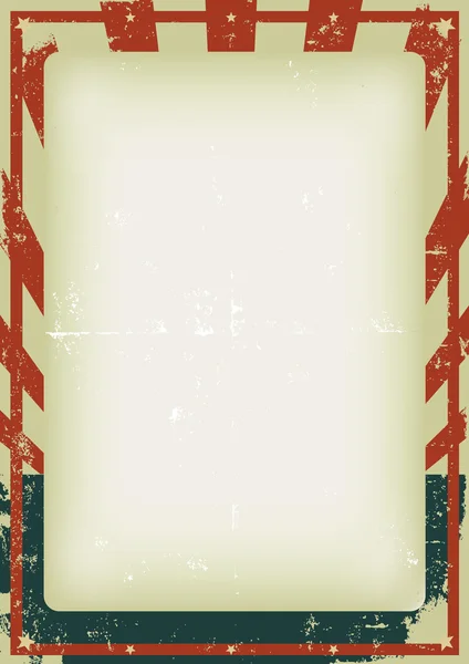 Винтажный плакат 4 июля — стоковый вектор