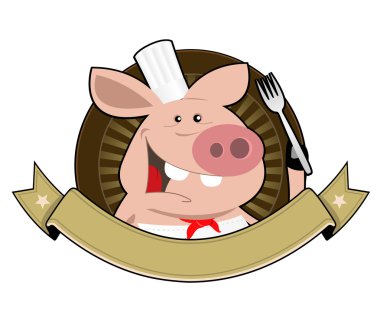 Pig Palace Banner clipart